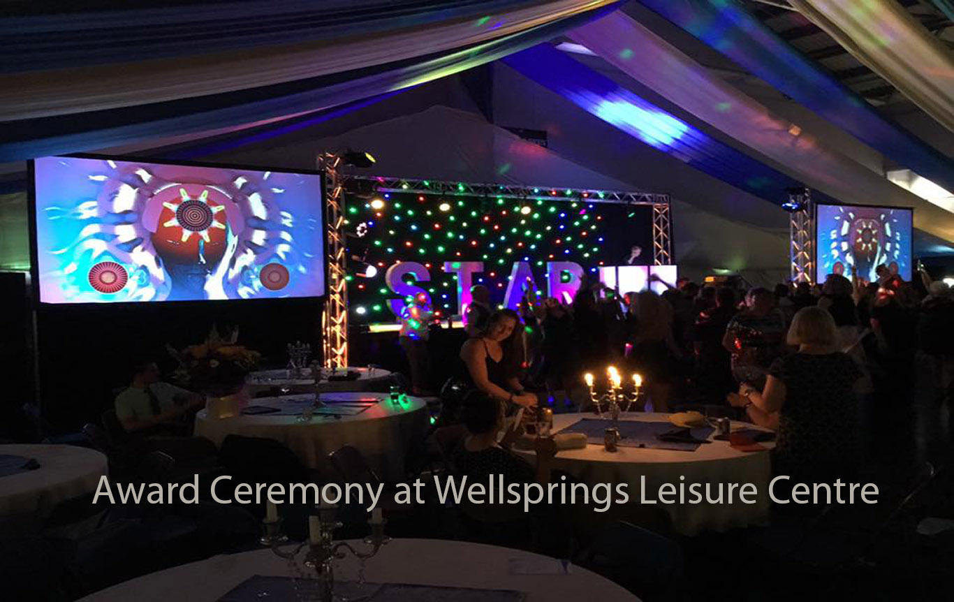 Award Ceremony at Wellsprings Leisure Centre Taunton